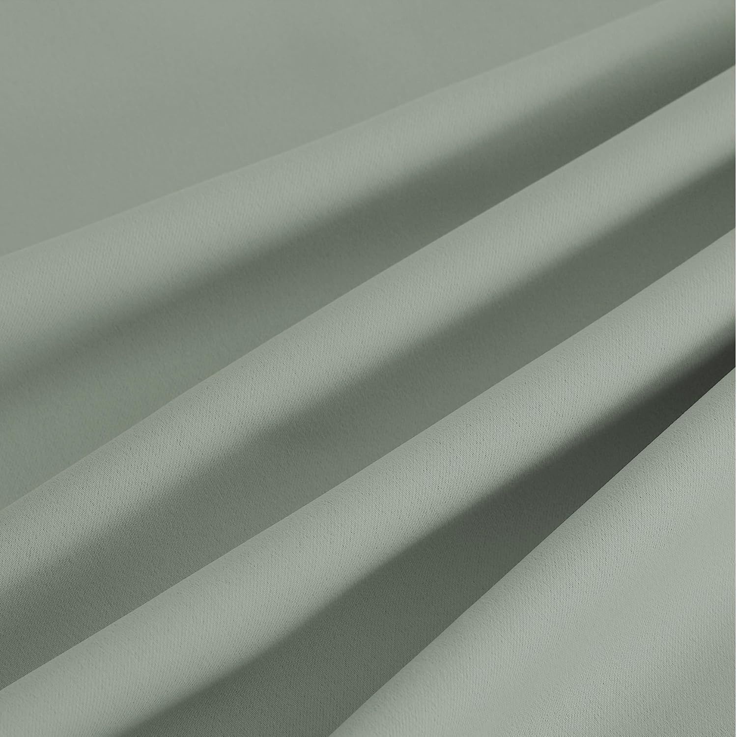 image:imageNICETOWN Grey Light Blocking Curtains 96 Inches Long 2 Panels for Living Room Bedroom Office Thermal Insulated Blackout Drapes Solid Grommet Noise Reducing Window Curtains W40Sage Green