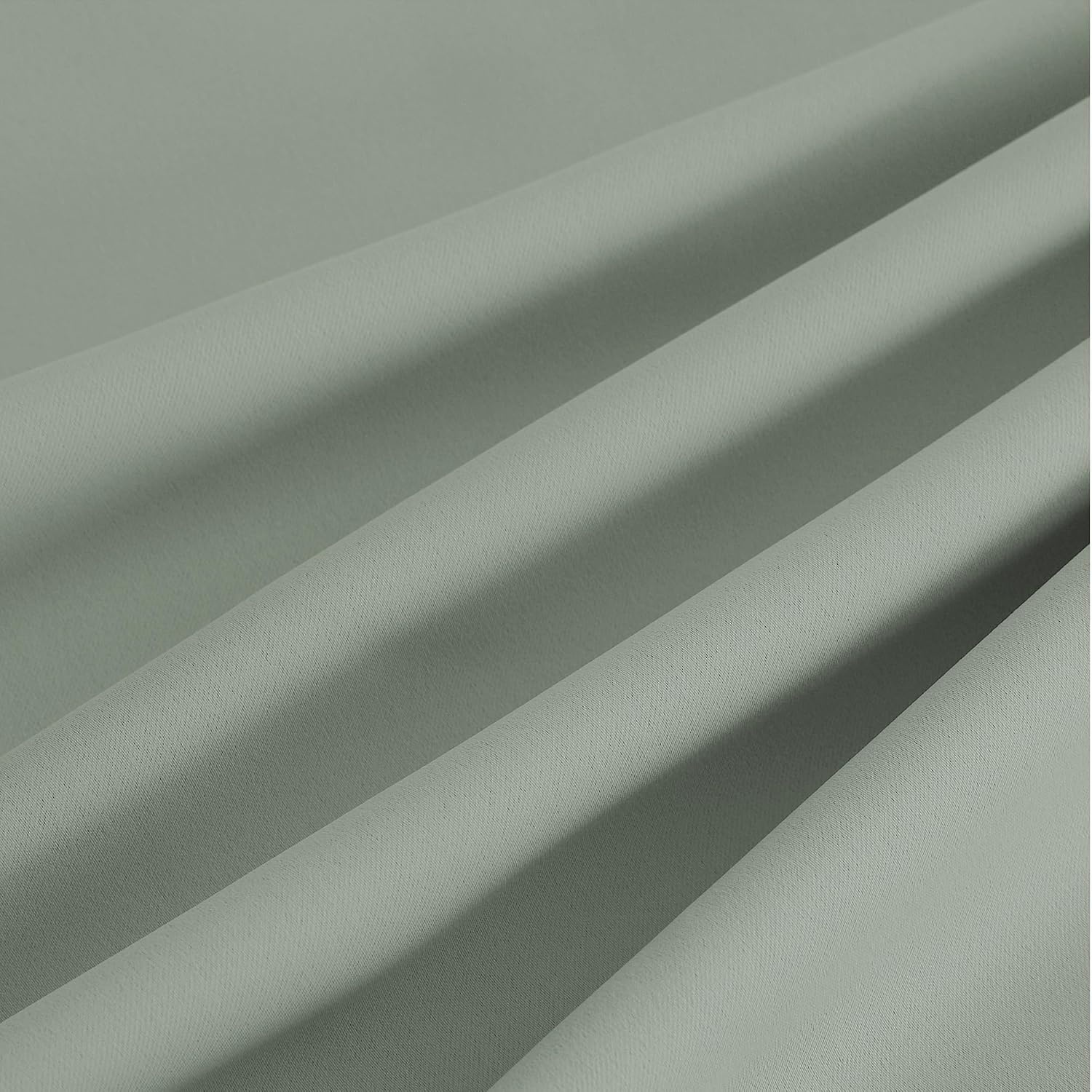 image:imageNICETOWN Grey Light Blocking Curtains 96 Inches Long 2 Panels for Living Room Bedroom Office Thermal Insulated Blackout Drapes Solid Grommet Noise Reducing Window Curtains W40Sage Green