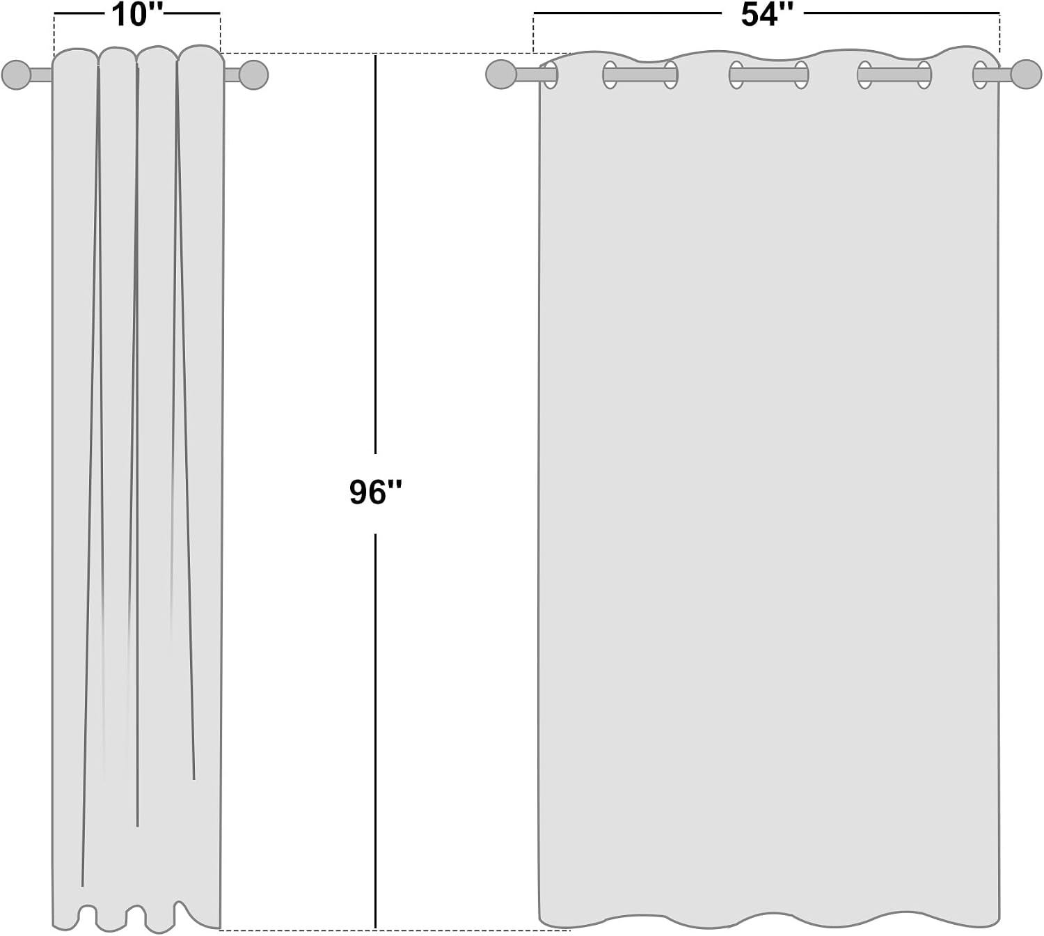 image:imageNICETOWN Patio Door Sheer Curtains 96 inch Length Ring Top Voile Textured Airy Sheer Curtains and Drapes Elegant for BedroomLiving Room Home Decor Beige 54 inch Wide 2 PanelsTaupe