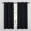NICETOWN Black Blackout Curtains for Bedroom 42″ Wide x 63″ Long 2 Panels