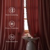 NICETOWN Black Velvet Blackout Curtains 96 inch Long 2 Panels(3 – Pom Pom – Blush Pink)