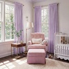 NICETOWN Black Velvet Blackout Curtains 96 inch Long 2 Panels(3 – Pom Pom – Lilac Purple)