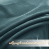NICETOWN Black Velvet Blackout Curtains 96 inch Long 2 Panels(Blue Series – Greyish Blue)