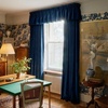 NICETOWN Black Velvet Blackout Curtains 96 inch Long 2 Panels(Blue Series – Navy Blue)