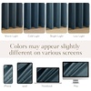 NICETOWN Black Velvet Blackout Curtains 96 inch Long 2 Panels(Blue Series – Slate Blue)