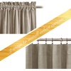 NICETOWN Black Velvet Blackout Curtains 96 inch Long 2 Panels(Brown Series – Camel)