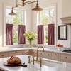 NICETOWN Black Velvet Blackout Curtains 96 inch Long 2 Panels(Dusty Rose Pink)