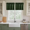 NICETOWN Black Velvet Blackout Curtains 96 inch Long 2 Panels(Green Series – Olive Green)