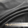 NICETOWN Black Velvet Blackout Curtains 96 inch Long 2 Panels(Grey Series – Grey)