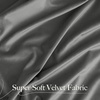 NICETOWN Black Velvet Blackout Curtains 96 inch Long 2 Panels(Grey Series – Light Grey)