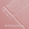NICETOWN Black Velvet Blackout Curtains 96 inch Long 2 Panels(Pink Series – Blush Pink)