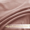 NICETOWN Black Velvet Blackout Curtains 96 inch Long 2 Panels(Pink Series – Dusty Pink)
