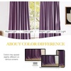 NICETOWN Black Velvet Blackout Curtains 96 inch Long 2 Panels(Purple Series – Lavender Purple)