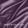 NICETOWN Black Velvet Blackout Curtains 96 inch Long 2 Panels(Purple Series – Lavender Purple)