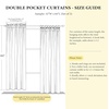 NICETOWN Black Velvet Blackout Curtains 96 inch Long 2 Panels(Red Series – Burnt Orange)