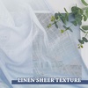 NICETOWN Colorful Curtains, Rainbow Ombre Sheer Curtains for Bedroom Girls Room Decor Ombre Pattern Window Short Sheer Curtains for Girly Nursery Kids Daughter Room (55 x 63 Inch Length, Set of 2)(Navy Blue)