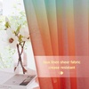 NICETOWN Colorful Curtains, Rainbow Ombre Sheer Curtains for Bedroom Girls Room Decor Ombre Pattern Window Short Sheer Curtains for Girly Nursery Kids Daughter Room (55 x 63 Inch Length, Set of 2)(Blue & Orange)