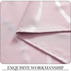 NICETOWN Grey Blackout Striped Pattern Curtains for Living Room, 52 x 84(1 – Lavender Pink)