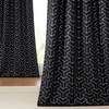 NICETOWN Grey Blackout Striped Pattern Curtains for Living Room, 52 x 84(3 – Black)