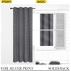 NICETOWN Grey Blackout Striped Pattern Curtains for Living Room, 52 x 84(3 – Grey)