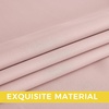 NICETOWN Grey Light Blocking Curtains 96 Inches Long 2 Panels for Living Room, Bedroom, Office Thermal Insulated Blackout Drapes Solid Grommet Noise Reducing Window Curtains, W40(Blush Pink)