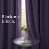 NICETOWN Grey Light Blocking Curtains 96 Inches Long 2 Panels for Living Room, Bedroom, Office Thermal Insulated Blackout Drapes Solid Grommet Noise Reducing Window Curtains, W40(Lavender Purple)