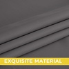 NICETOWN Grey Light Blocking Curtains 96 Inches Long 2 Panels for Living Room, Bedroom, Office Thermal Insulated Blackout Drapes Solid Grommet Noise Reducing Window Curtains, W40(Grey)