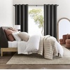 NICETOWN Grey Light Blocking Curtains 96 Inches Long 2 Panels for Living Room, Bedroom, Office Thermal Insulated Blackout Drapes Solid Grommet Noise Reducing Window Curtains, W40(Grey)