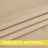 NICETOWN Grey Light Blocking Curtains 96 Inches Long 2 Panels for Living Room, Bedroom, Office Thermal Insulated Blackout Drapes Solid Grommet Noise Reducing Window Curtains, W40(Biscotti Beige)