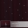 NICETOWN Kids Boys Blackout Curtains, Double-Deck Sheer Panel & Star Drapes for Living Room, Window Treatments with Tie Backs (Blue, 1 Pair, W52 x L95)(Lavender Pink)