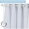 NICETOWN Kids Boys Blackout Curtains, Double-Deck Sheer Panel & Star Drapes for Living Room, Window Treatments with Tie Backs (Blue, 1 Pair, W52 x L95)(White)