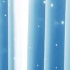 NICETOWN Sage Green Nursery Curtain with Cut Out Stars, W52 x L63, 2 Panels(Teal Blue)