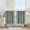NICETOWN 100% Black Out Curtains 84 Inch Long, W52xL84, 2 Panels(Sage Green)