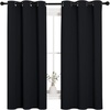 NICETOWN Black Blackout Curtains for Bedroom 42″ Wide x 63″ Long 2 Panels
