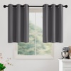 NICETOWN Grey Light Blocking Curtains 96 Inches Long 2 Panels for Living Room, Bedroom, Office Thermal Insulated Blackout Drapes Solid Grommet Noise Reducing Window Curtains, W40(Grey)