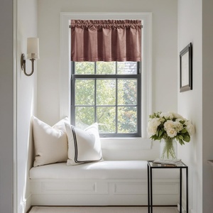 NICETOWN Black Velvet Blackout Curtains 96 inch Long 2 Panels(Pink Series – Dusty Rose Pink)