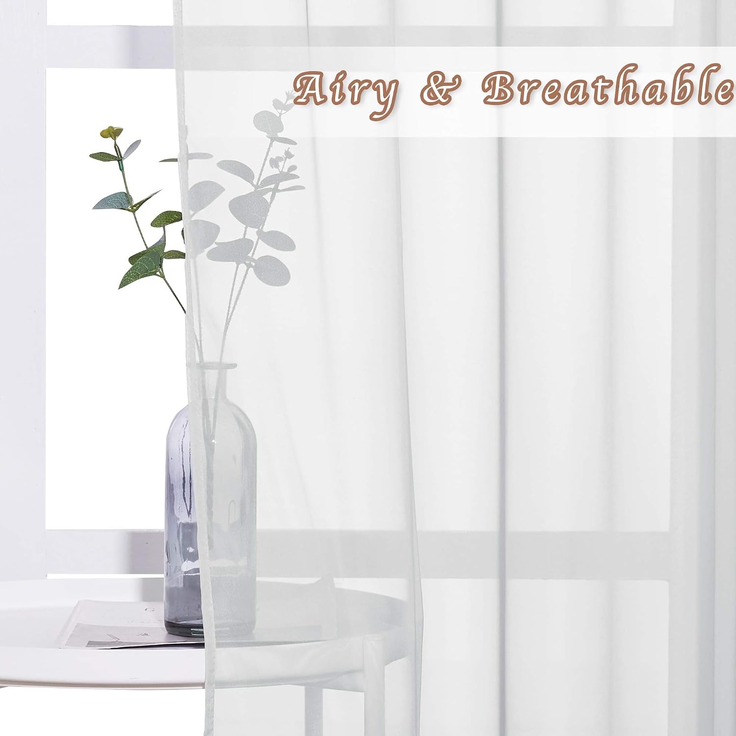 image:imageNICETOWN 100 Blackout Silver and Gold Patterned Curtains for Living Room Bedroom Marble Print with Sheer Curtains 84 Inches Long Ring Top Solid Voile Window Draperies Elegant Panels