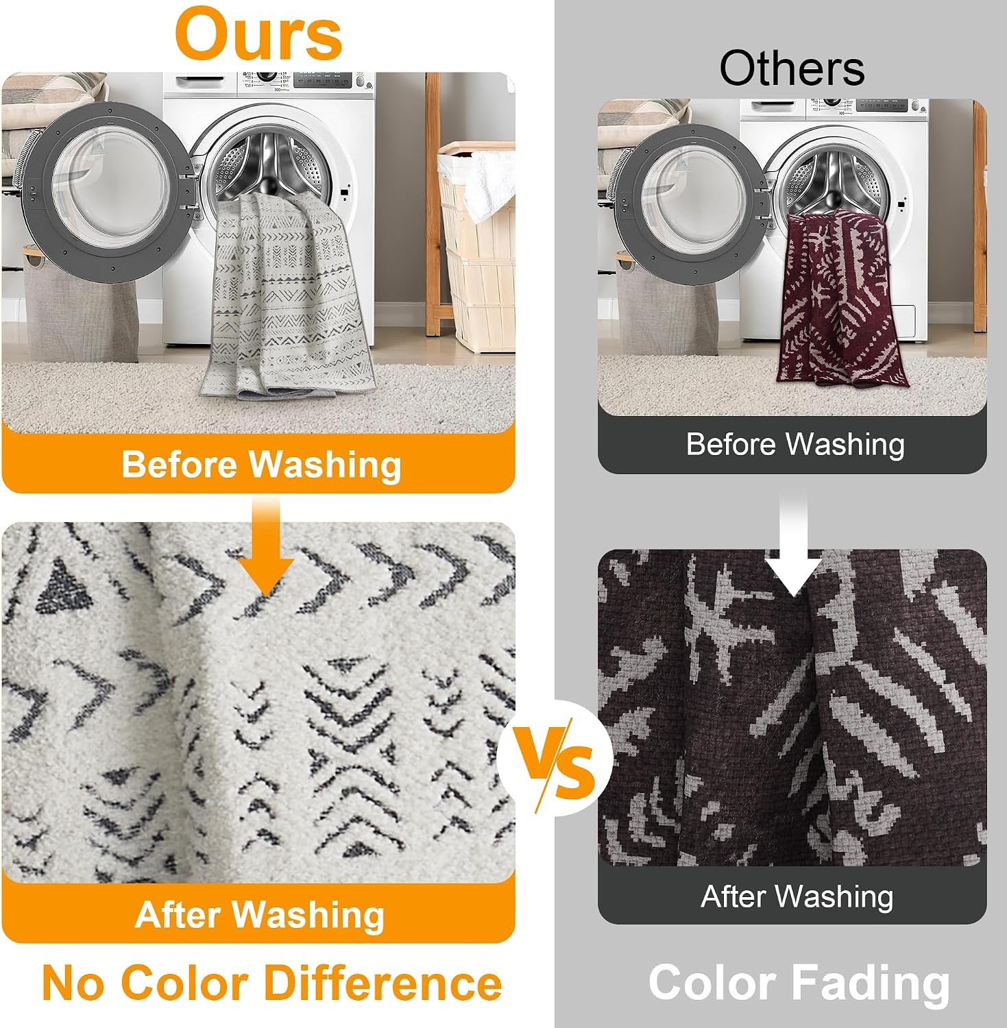 image:imageNICETOWN 8x10 UltraThin Brown Oriental Rug for Bedroom Tumble Washable Area Rugs 8x10 Boho NonSlip Vintage Living Room Rugs Oriental Carpet Entrance for Kitchen Laundry Bathroom BedroomJacquard Sandy Grey