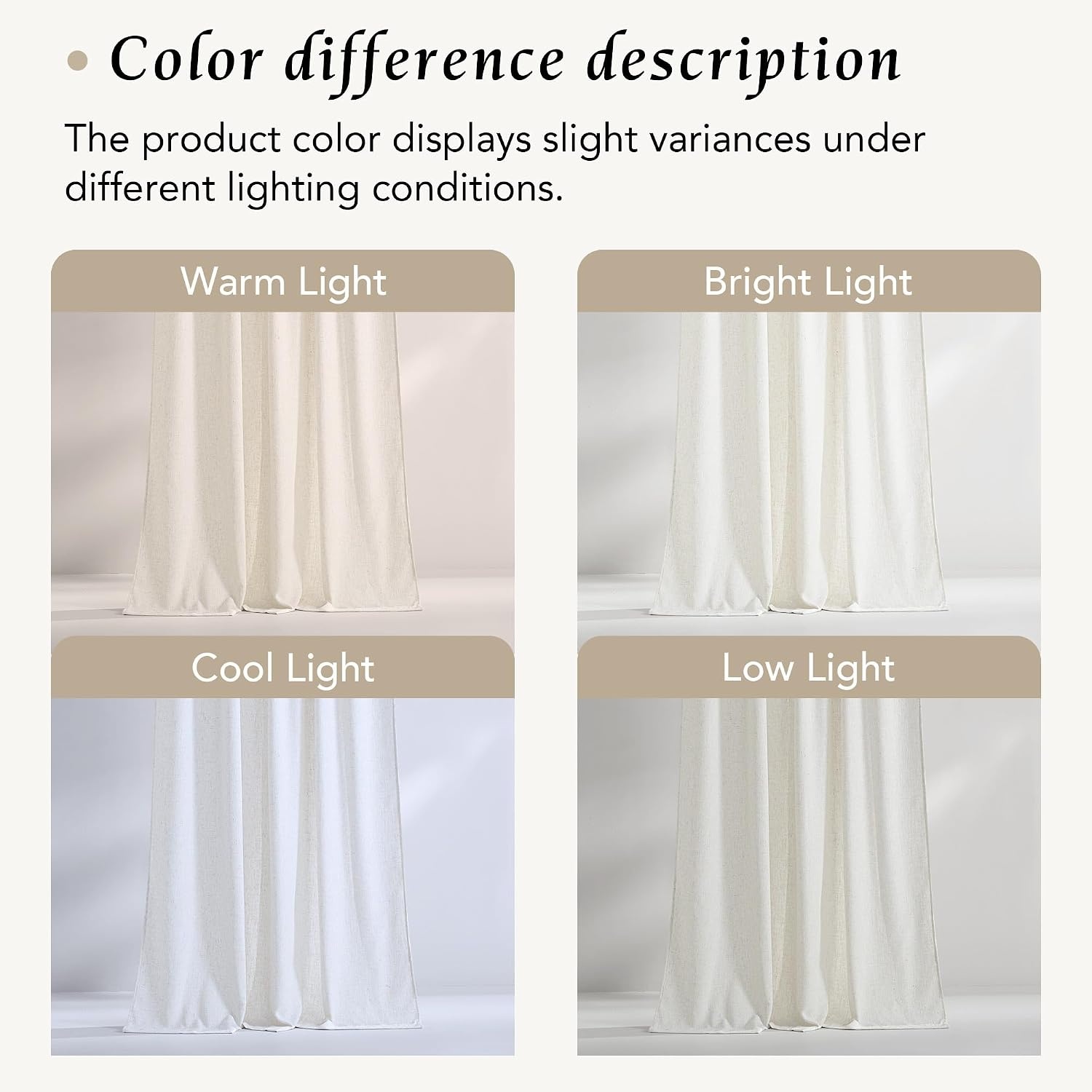 image:imageNICETOWN Floral Linen Curtains 84 inches Long Pink Pattern Printed for Girls Bedroom Nursery Boho Farmhouse Window Sheer Curtain Drapes Aesthetic Light Filtering Privacy 2 Panel Sets 55 WVanilla