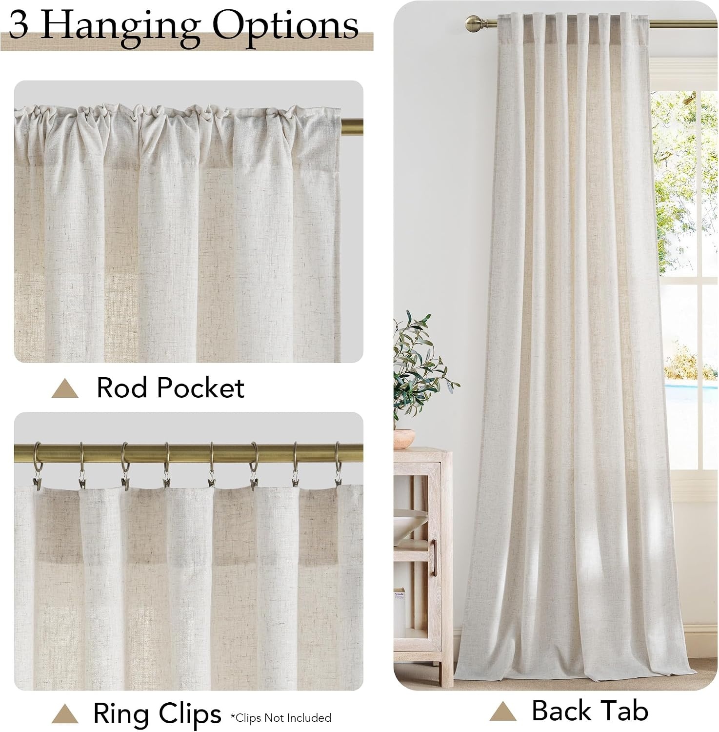 image:imageNICETOWN Floral Linen Curtains 84 inches Long Pink Pattern Printed for Girls Bedroom Nursery Boho Farmhouse Window Sheer Curtain Drapes Aesthetic Light Filtering Privacy 2 Panel Sets 55 WLinen