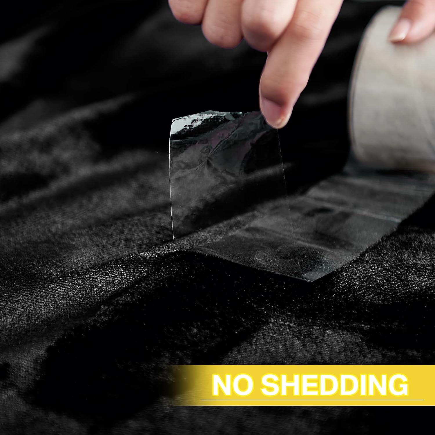 image:imageNICETOWN Grey Fleece Twin Blanket 300GSM Soft Lightweight Plush Cozy Twin Blankets for Bed Sofa Couch Travel Camping 60x80 inchesSherpa Fleece Black