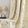 NICETOWN 100% Blackout Silver and Gold Patterned Curtains for Living Room Bedroom Beige Marble Print with Sheer Curtains Grommet Casual Voile Sheer with Light Filter Window Treatments