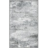 NICETOWN 8×10 Ultra-Thin Brown Oriental Rug for Bedroom, Tumble Washable Area Rugs 8×10, Boho Non-Slip Vintage Living Room Rugs, Oriental Carpet Entrance for Kitchen, Laundry, Bathroom, Bedroom(Sandy Grey)