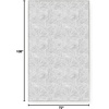 NICETOWN 8×10 Ultra-Thin Brown Oriental Rug for Bedroom, Tumble Washable Area Rugs 8×10, Boho Non-Slip Vintage Living Room Rugs, Oriental Carpet Entrance for Kitchen, Laundry, Bathroom, Bedroom(Jacquard Grey)