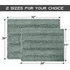 NICETOWN Black Bathroom Floor Mat, Anti-Slip Soft Living Room Bedroom Mat Floor Water Absorbent, Low-Profile Rug Doormat for Entry, Mud Room Mat, Back Door, High Traffic Areas (47 x 24 – inches)(Sage Green)