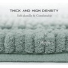 NICETOWN Black Bathroom Floor Mat, Anti-Slip Soft Living Room Bedroom Mat Floor Water Absorbent, Low-Profile Rug Doormat for Entry, Mud Room Mat, Back Door, High Traffic Areas (47 x 24 – inches)(Sage Green)