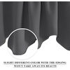 NICETOWN Blackout Floral Kitchen Valances for Windows 52 x 18 Inch Length(Grey)