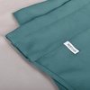 NICETOWN Blackout Floral Kitchen Valances for Windows 52 x 18 Inch Length(Sea Teal)