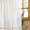 NICETOWN Floral Linen Curtains 84 inches Long Pink Pattern Printed for Girls Bedroom Nursery, Boho Farmhouse Window Sheer Curtain Drapes Aesthetic Light Filtering Privacy 2 Panel Sets, 55″ W(Snow White)