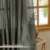 NICETOWN Floral Linen Curtains 84 inches Long Pink Pattern Printed for Girls Bedroom Nursery, Boho Farmhouse Window Sheer Curtain Drapes Aesthetic Light Filtering Privacy 2 Panel Sets, 55″ W(Greyish Moss)